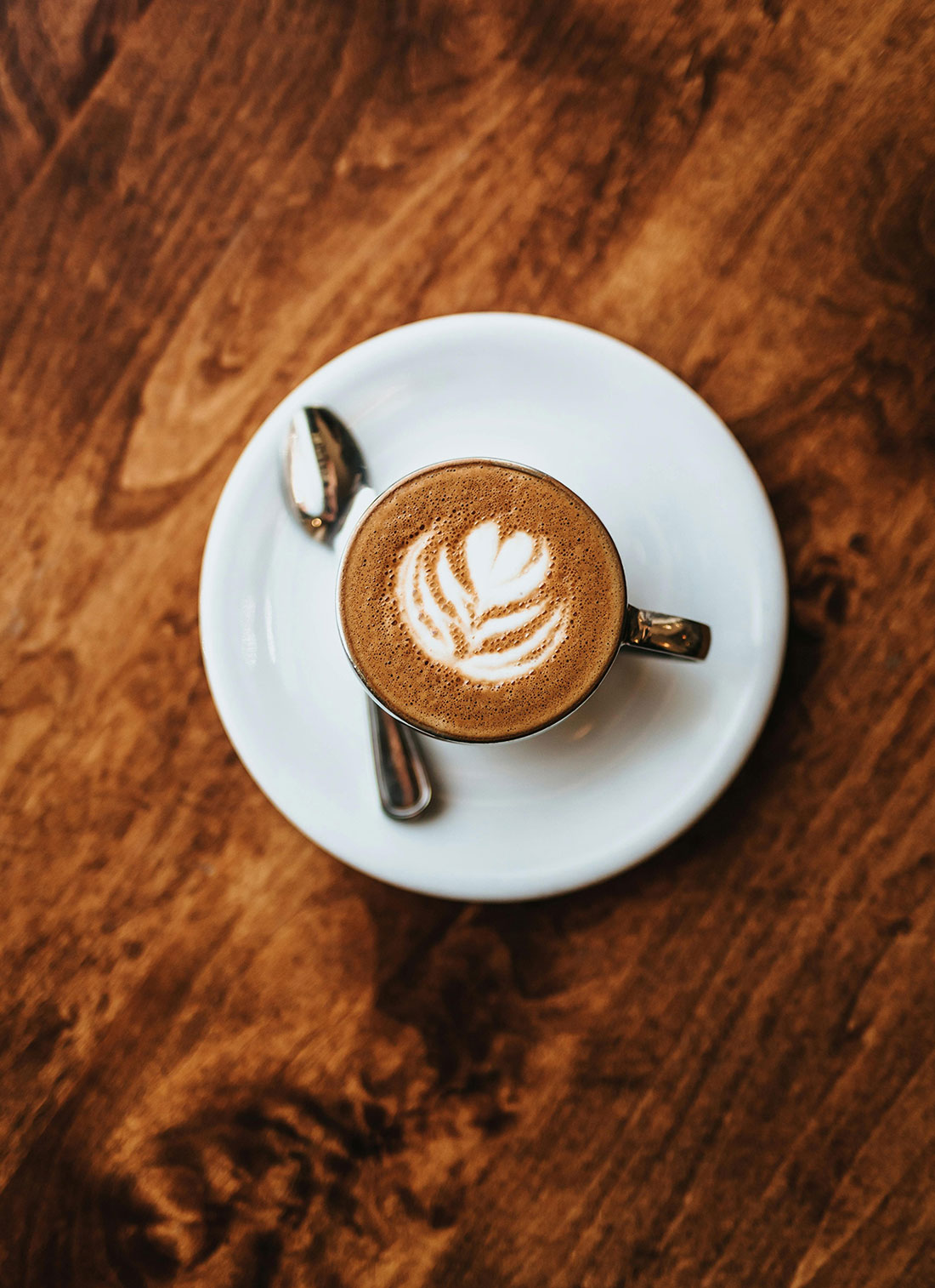 Café pastries and coffee displayed on a table
